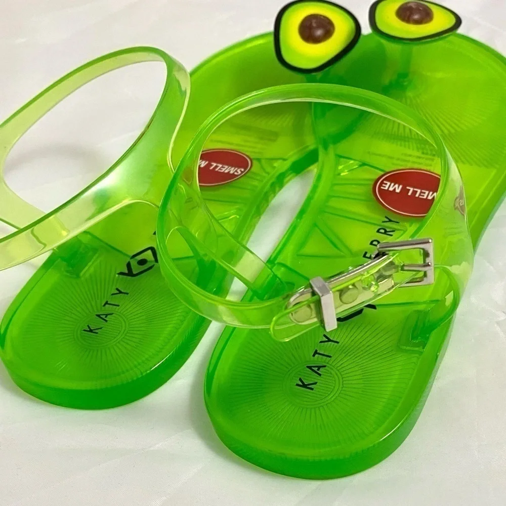 NWOT Katy Perry geli avocado sandals size 8